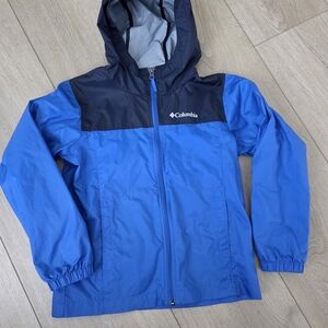 Columbia Two-Tone Blue Hooded Jacket